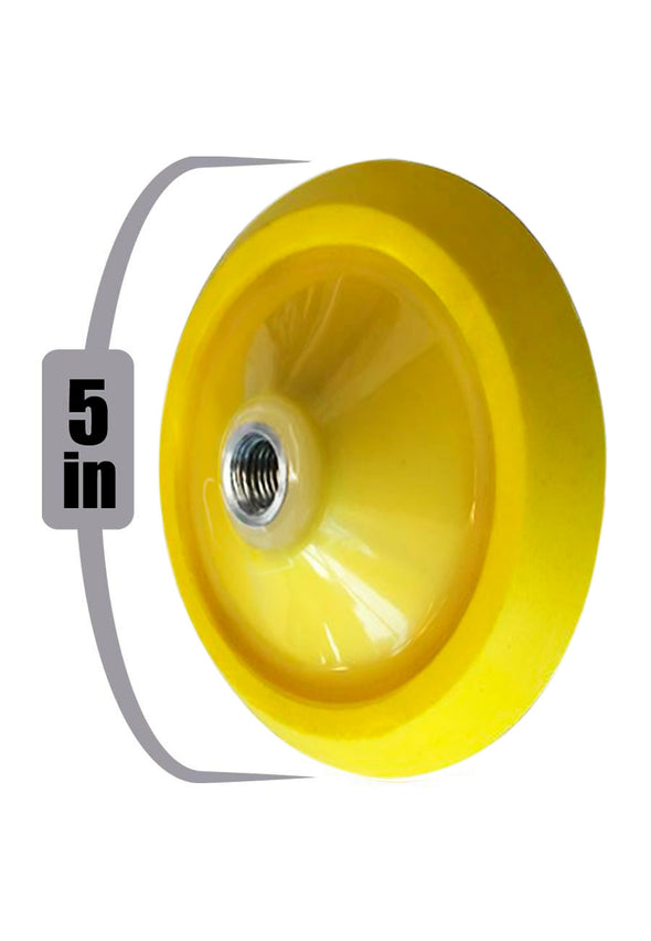 Backing Plate Flex 5" (Available in two treads 5/8" and 14 mm.)